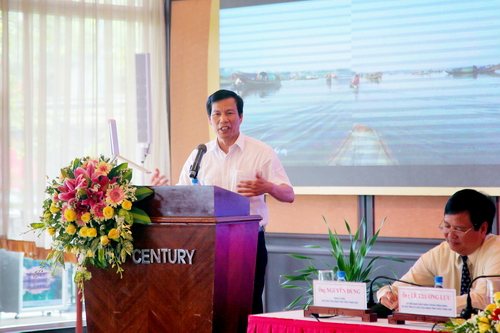 Bộ trưởng Bộ VHTTDL Nguyễn Ngọc Thiện phát biểu tại hội nghị